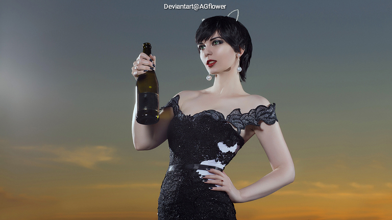 Batman - Catwoman (Selina Kyle) (Casual) Cosplay full body portrait