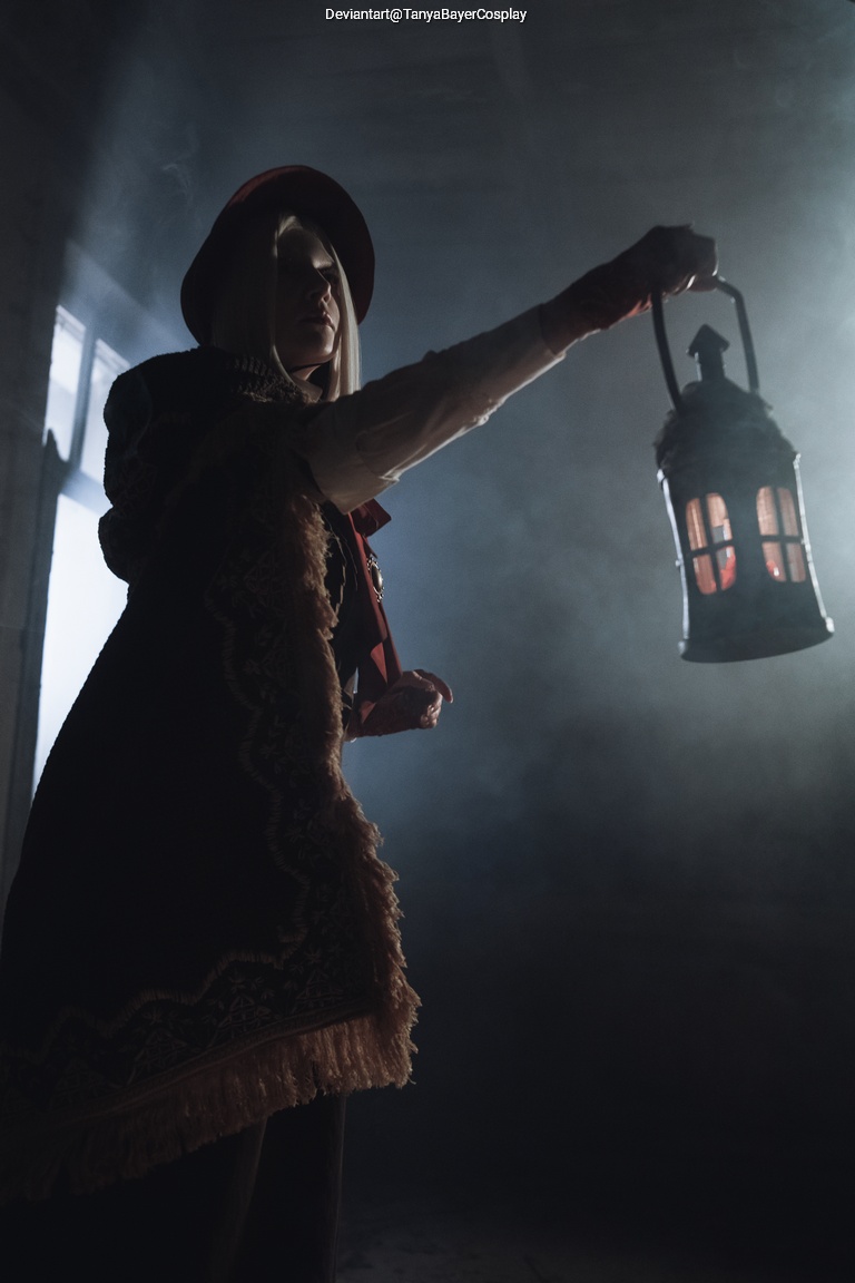 Bloodborne - The Doll Cosplay full length photo