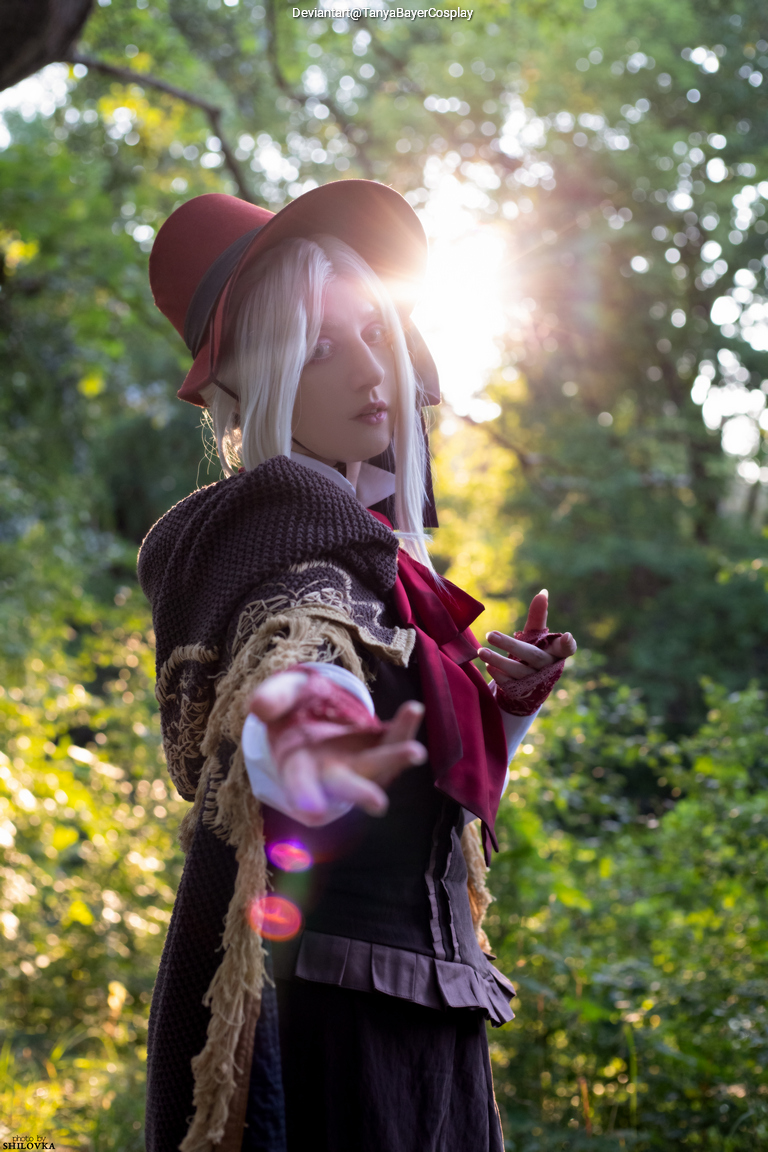 Bloodborne - The Doll Cosplay full length photo