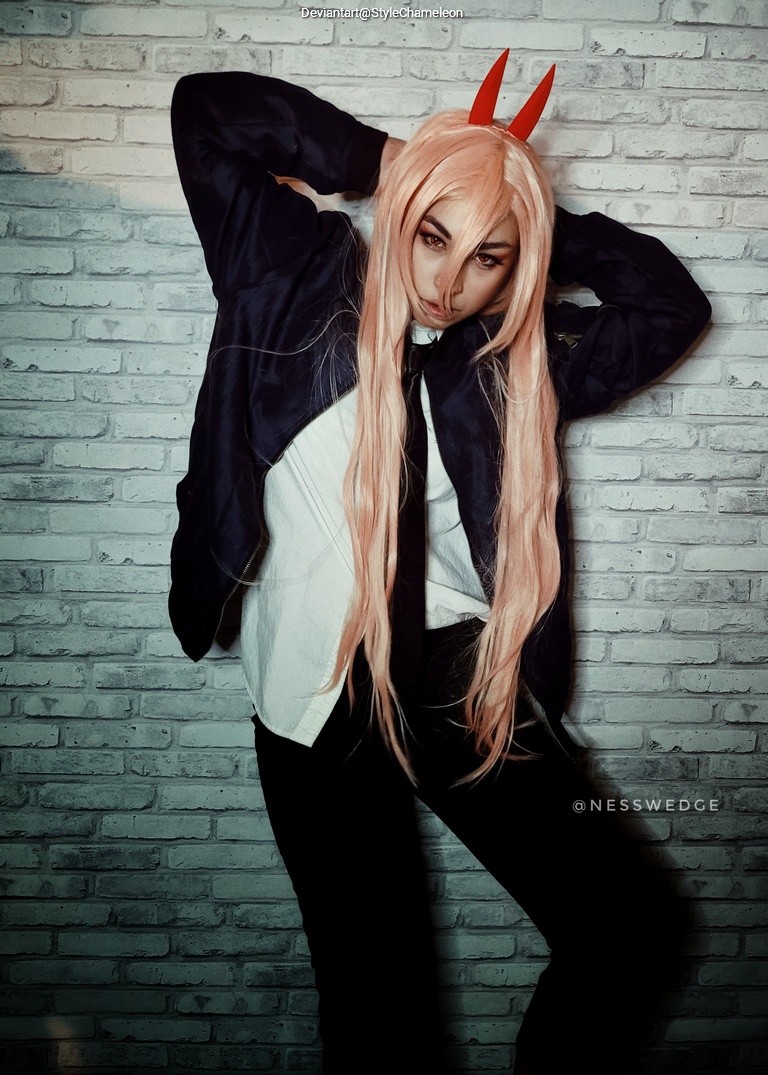 Chainsaw Man - Power (Blood Fiend) Cosplay character costume portrait