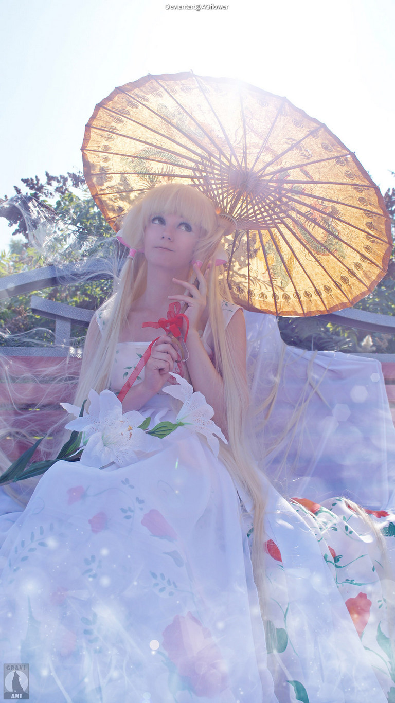 Chobits - Elda (Chii) Cosplay full body portrait