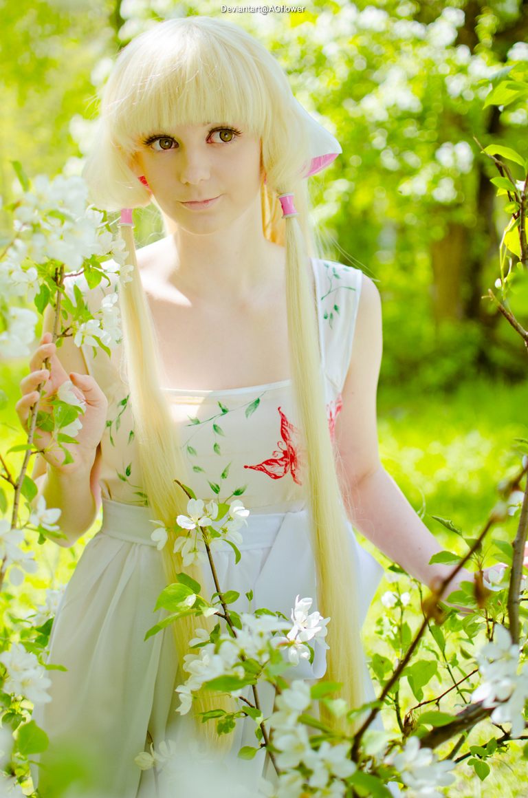 Chobits - Elda (Chii) Cosplay full body portrait