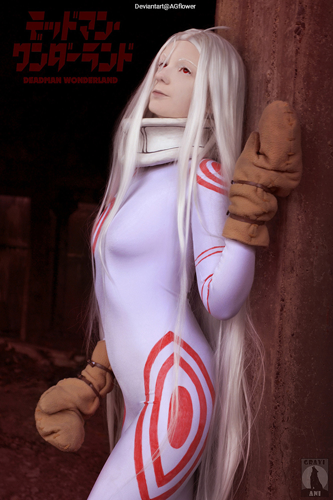 Deadman Wonderland - Shiro (Wretched Egg) Cosplay full length character portrait