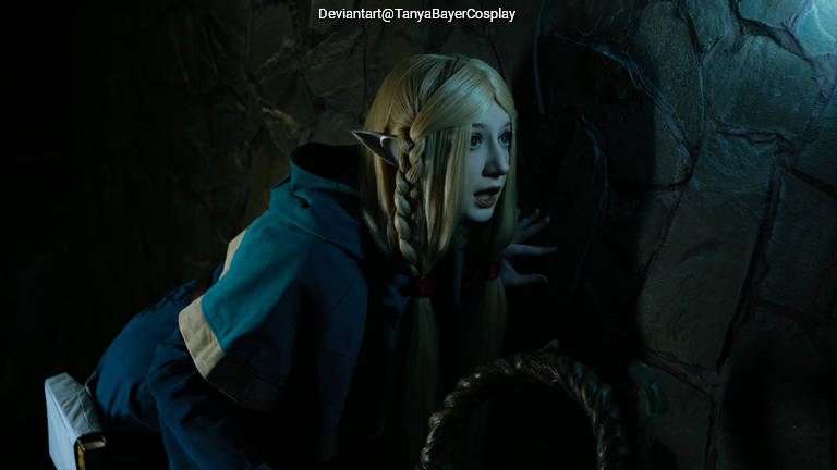 Delicious in Dungeon - Marcille Donato (The Lord of the Dungeon) Cosplay full body character photo