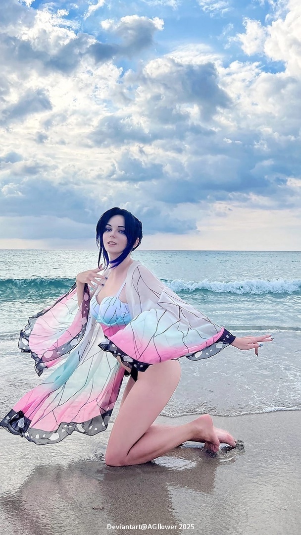 Demon Slayer - Shinobu Kocho (The Insect Hashira) Cosplay - sophisticated portrait