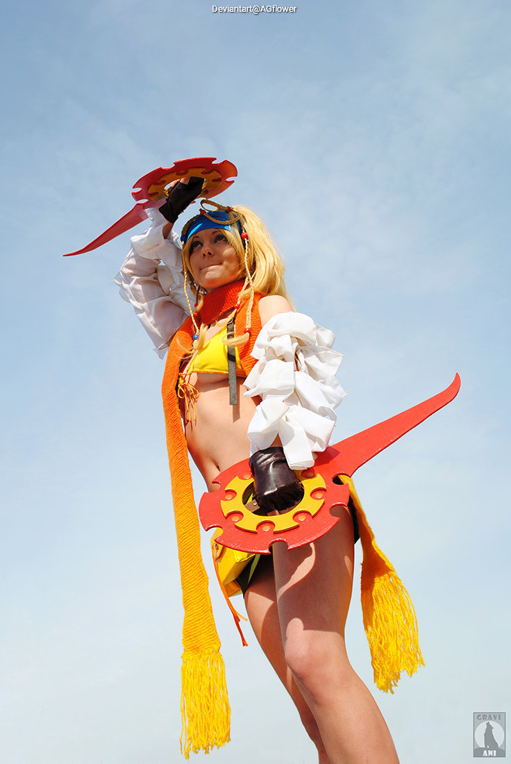 Final Fantasy 10-2 - Rikku Cosplay full length photo