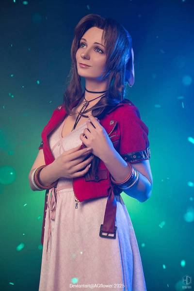 Final Fantasy 7 - Rebirth - Aerith Gainsborough (The Flower Girl) Cosplay