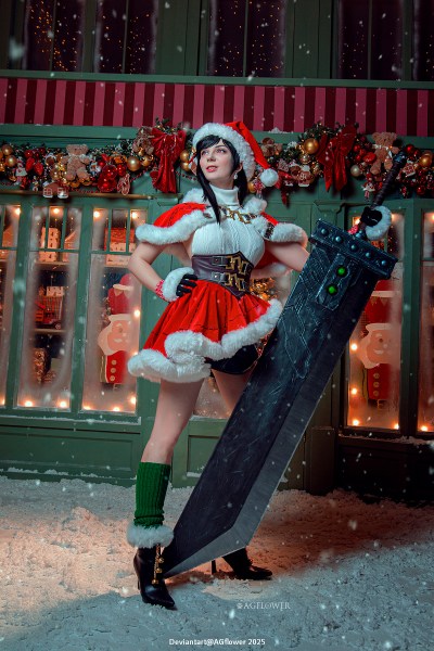 Final Fantasy 7 - Remake - Tifa Lockhart (Christmas) Cosplay