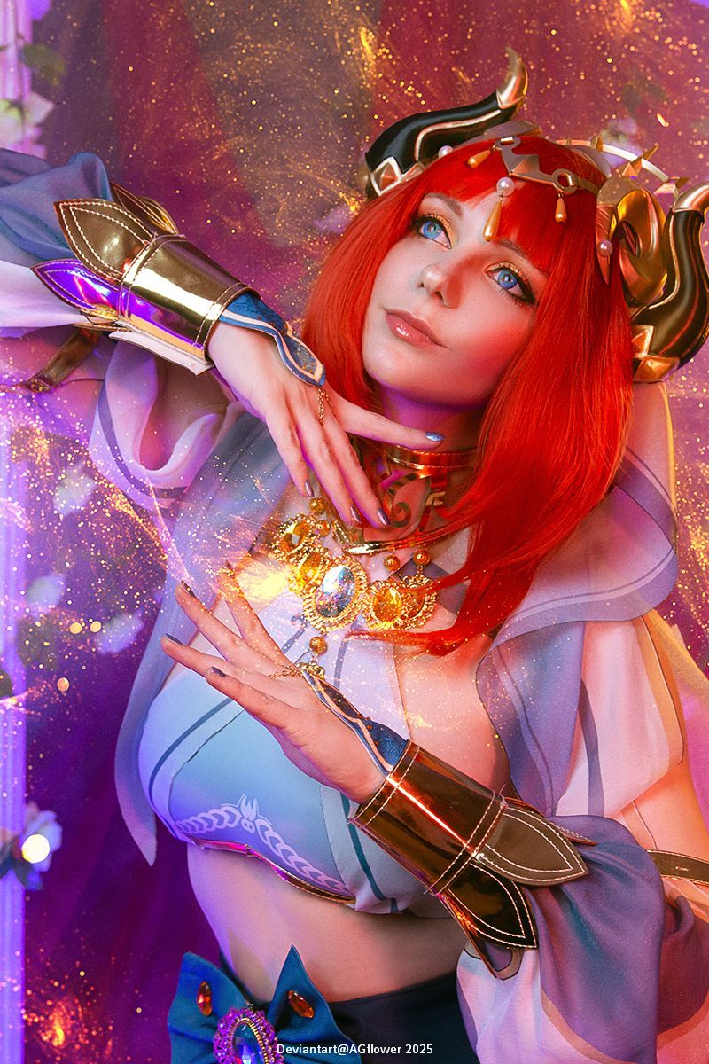 Genshin Impact - Nilou (Dance of Lotuslight) Cosplay full body portrait