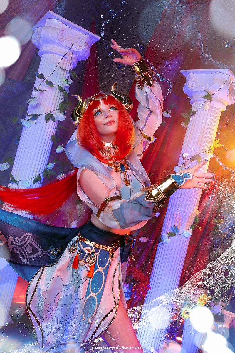Genshin Impact - Nilou (Dance of Lotuslight) Cosplay full length photo