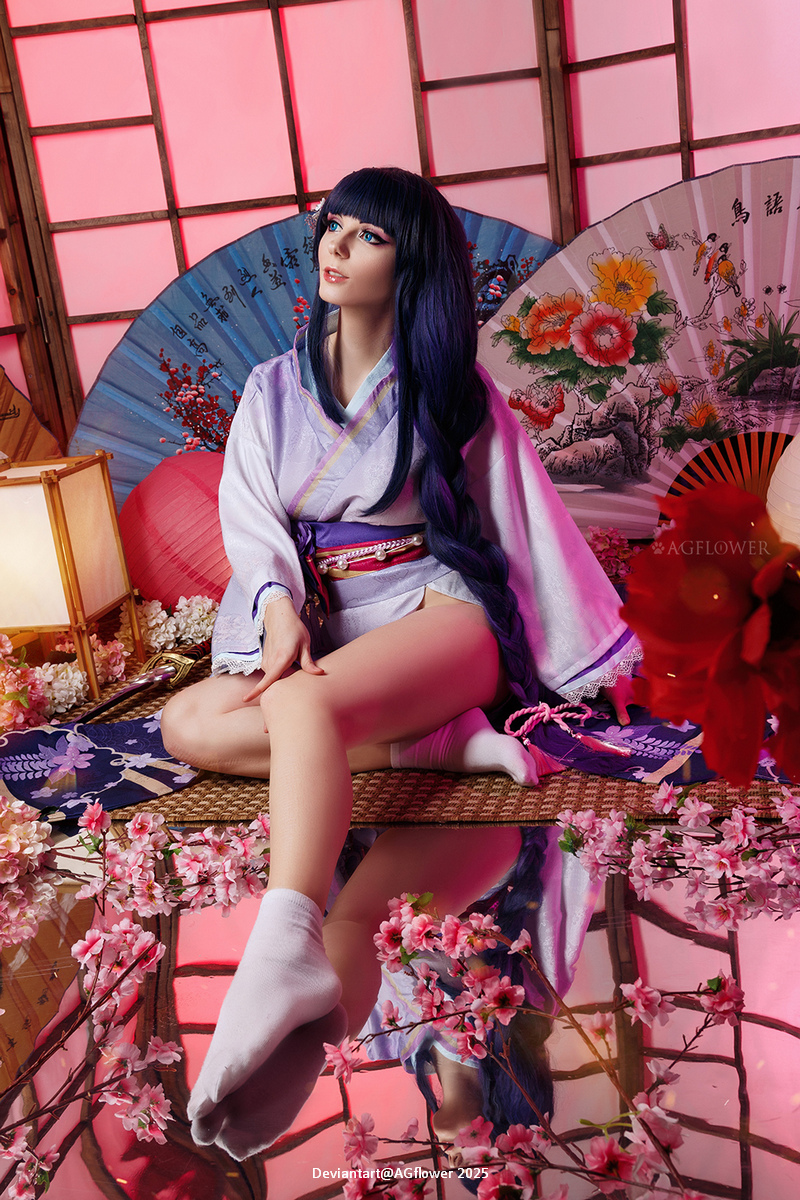 Genshin Impact - Raiden Makoto (Baal) (Makoto) Cosplay full length photo