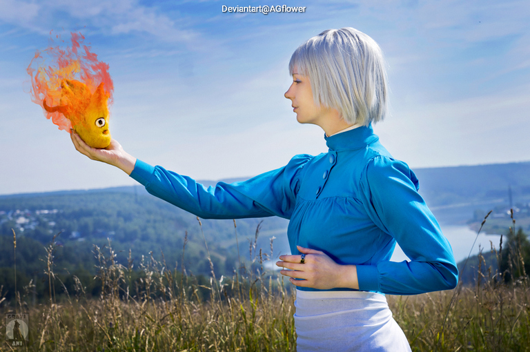 Howls Moving Castle - Sophie Hatter (Witch of the East) Cosplay character recreation portrait