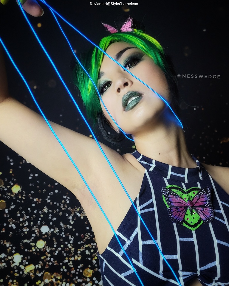 JoJos Bizarre Adventure - Jolyne Cujoh (JoJo) Cosplay full body character photo