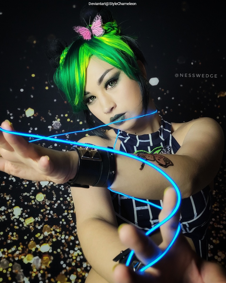 JoJos Bizarre Adventure - Jolyne Cujoh (JoJo) Cosplay full length photo