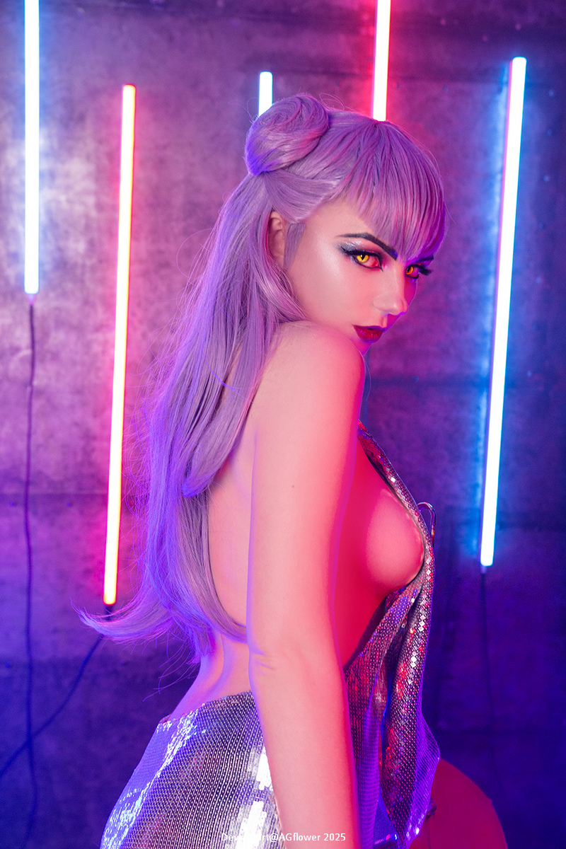League of Legends - Evelynn (Agonys Embrace) (KDA) Cosplay full length photo