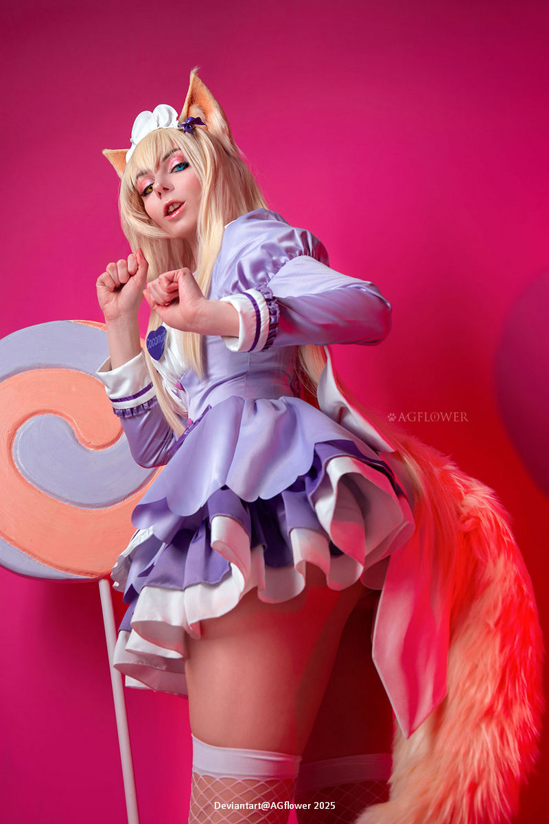 Nekopara - Coconut (Nekos) (Tall Catgirl of La Soleil) Cosplay full body portrait