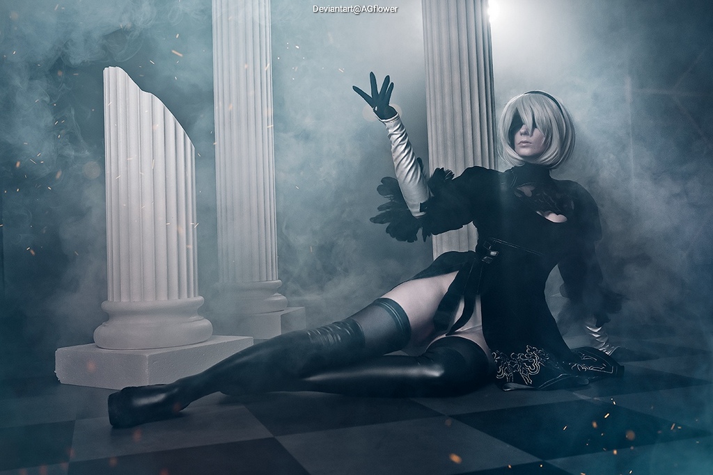 NieR AutomatA - 2B (YoRHa No.2 Type-B) Cosplay - elegant capture
