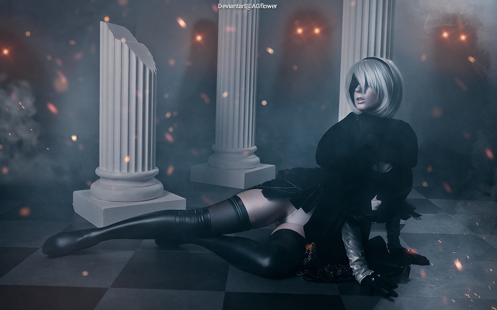 NieR AutomatA - 2B (YoRHa No.2 Type-B) Cosplay - mature capture