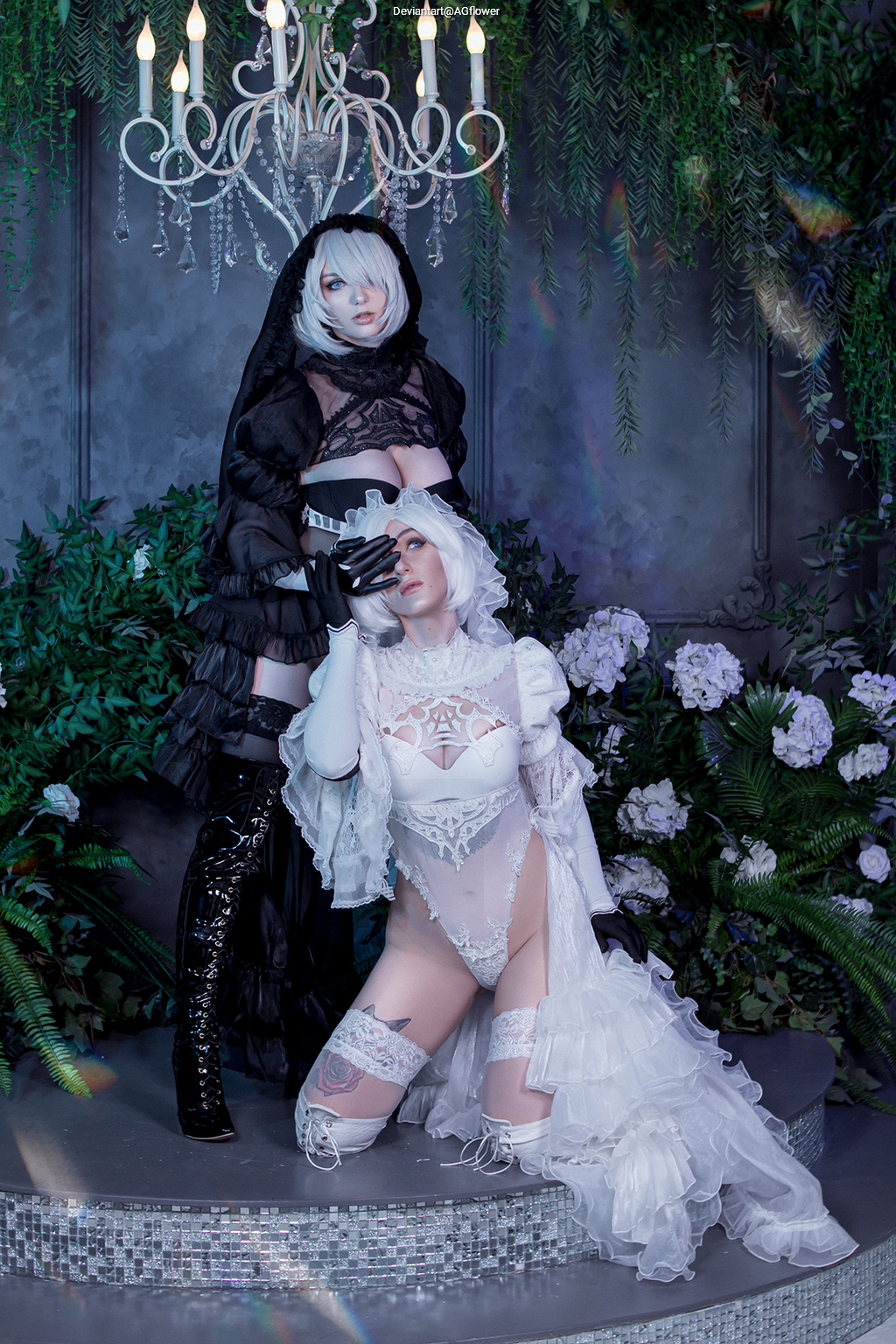 NieR AutomatA - 2B (YoRHa No.2 Type-B) (Bride) (Lingerie) Cosplay - intimate capture