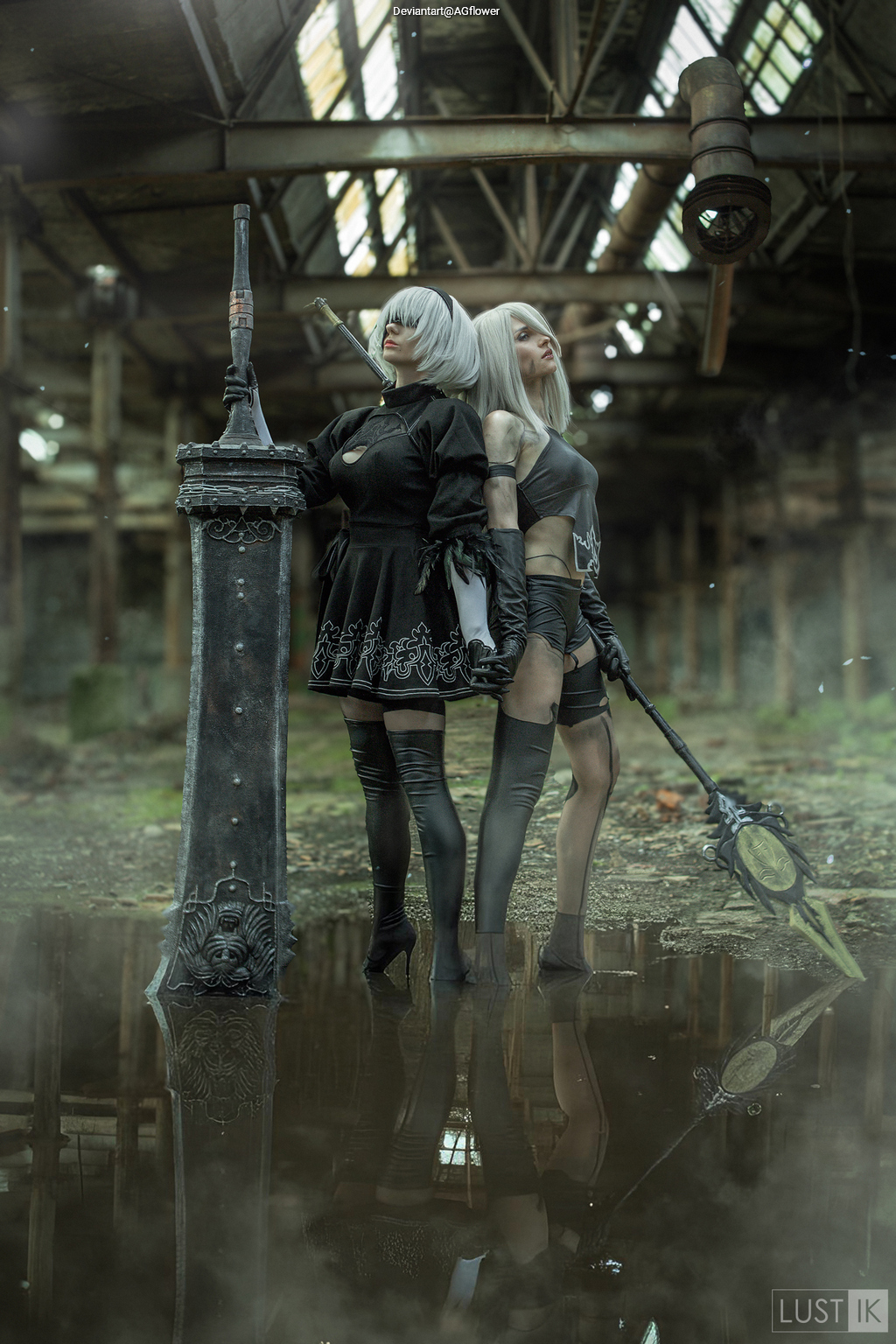 NieR AutomatA - A2 (YoRHa Type A No.2) (The Defector) & 2B (YoRHa No.2 Type-B) (The YoRHa Soldier) Cosplay - gentle showcase NieR AutomatA - A2 (YoRHa Type A No.2) (The Defector) & 2B (YoRHa No.2 Type-B) (The YoRHa Soldier) Cosplay - gentle showcase