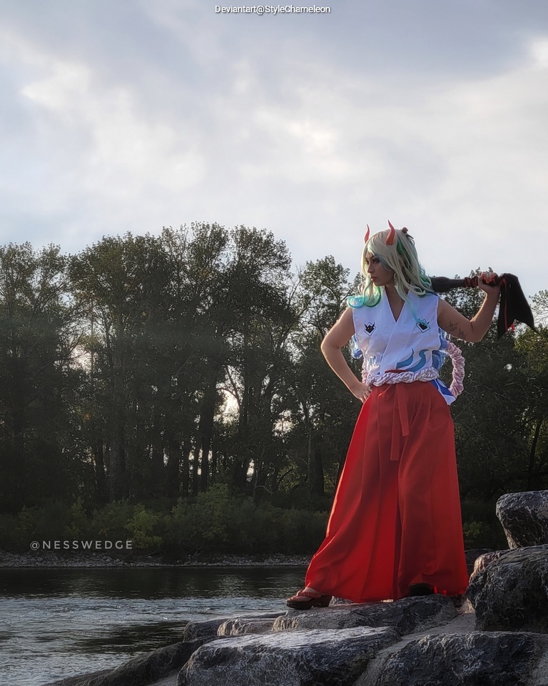 One Piece - Yamato (Kozuki Oden) (Oni Princess) Cosplay character portrait photography