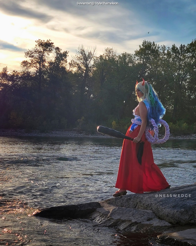 One Piece - Yamato (Kozuki Oden) (Oni Princess) Cosplay full length character portrait