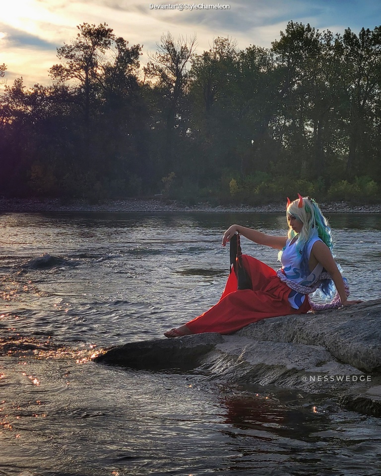 One Piece - Yamato (Kozuki Oden) (Oni Princess) Cosplay full body portrait