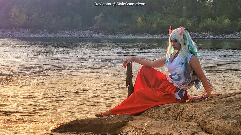 One Piece - Yamato (Kozuki Oden) (Oni Princess) Cosplay full length photo