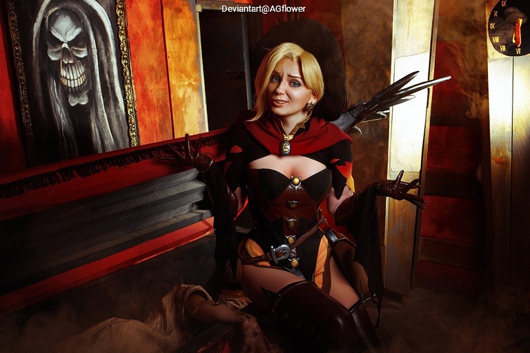 Overwatch - Angela Ziegler (Mercy) (The Guardian Angel) (Witch) Cosplay character portrait photography