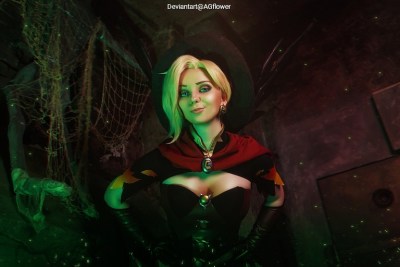 Overwatch - Angela Ziegler (Mercy) (The Guardian Angel) (Witch) Cosplay