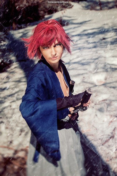 Rurouni Kenshin - Himura Kenshin (Battousai the Slasher) Cosplay