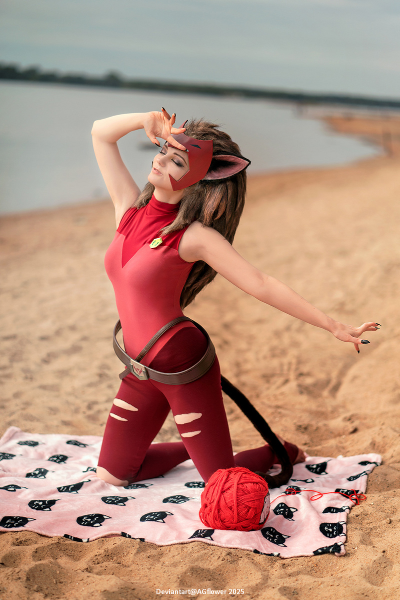 She-Ra and the Princesses of Power - Catra (Force Captain) Cosplay full length photo