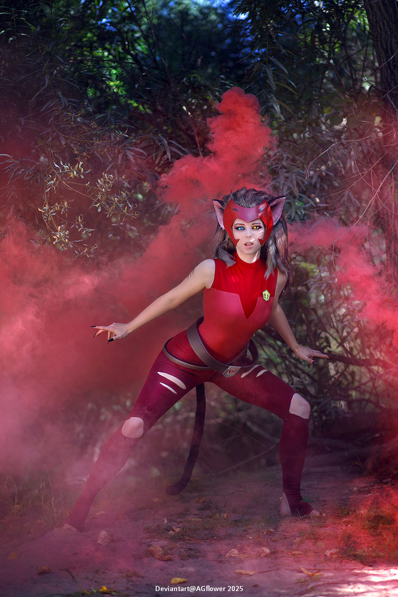She-Ra and the Princesses of Power - Catra (Force Captain) Cosplay character costume portrait