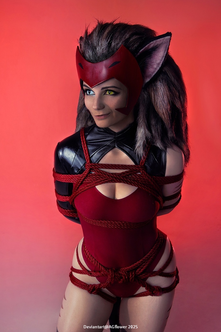 She-Ra and the Princesses of Power - Catra (Force Captain) (Shibari) Cosplay full length photo