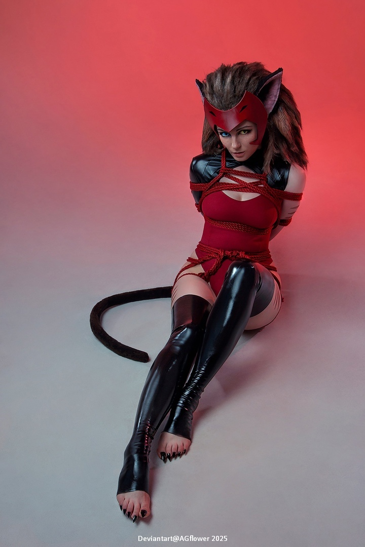 She-Ra and the Princesses of Power - Catra (Force Captain) (Shibari) Cosplay character costume portrait