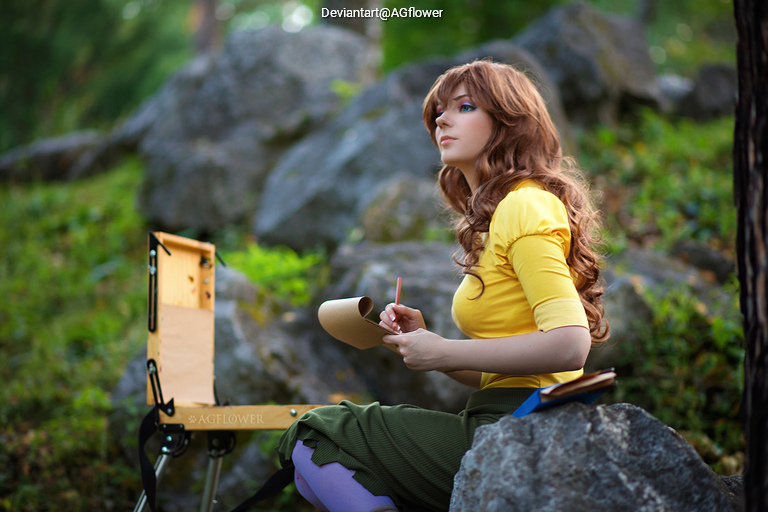 Tarzan - Jane Porter (Janey) (Lady Greystoke) Cosplay full body portrait