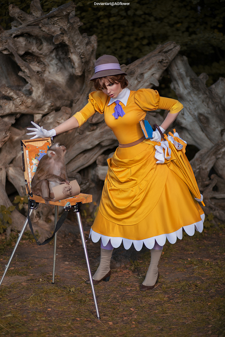 Tarzan - Jane Porter (Janey) (Lady Greystoke) Cosplay full body portrait