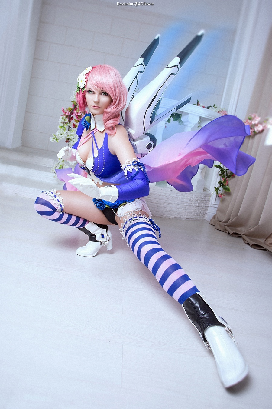 Tekken 6 - Bloodline Rebellion - Alisa Bosconovitch (Alisa) (The Android with a Heart) Cosplay character recreation portrait
