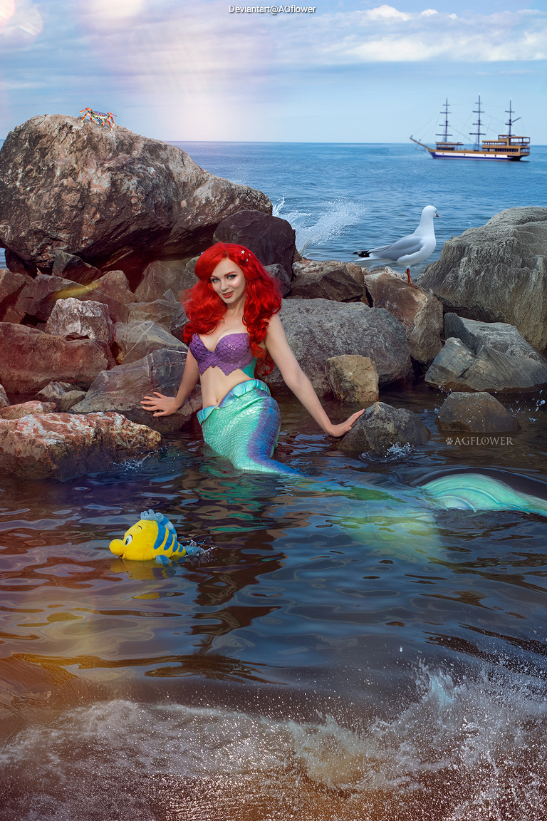 The Little Mermaid - Ariel Cosplay character costume portrait