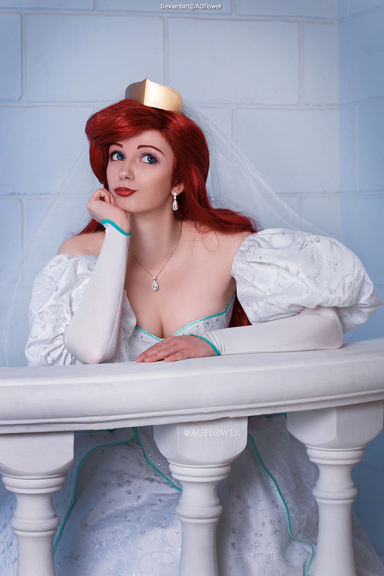 The Little Mermaid - Ariel Cosplay - full body portrait