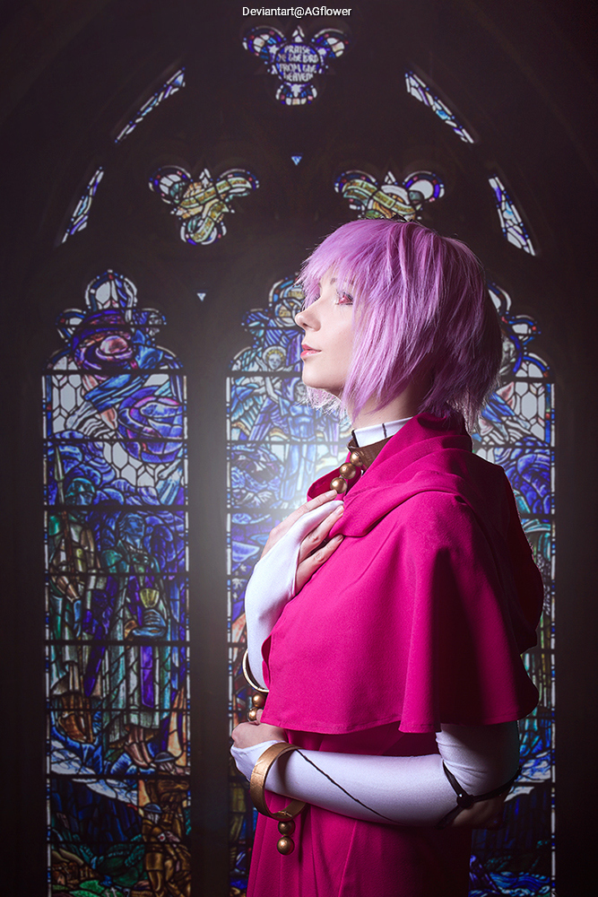 Wolfs Rain - Cheza (Flower Maiden) Cosplay full body portrait