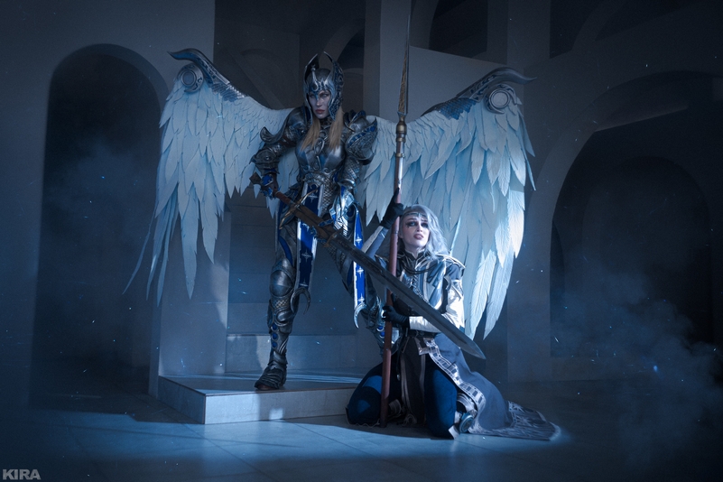 Baldurs Gate 3 - Isobel Thorm & Aylin Cosplay full body portrait