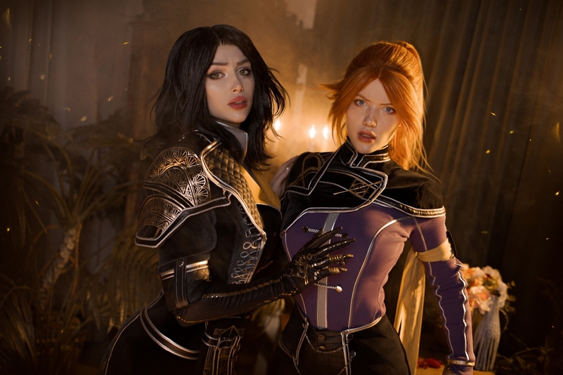 Clair Obscur - Expedition 33 - Maelle (Alicia) & Lune Cosplay character costume portrait