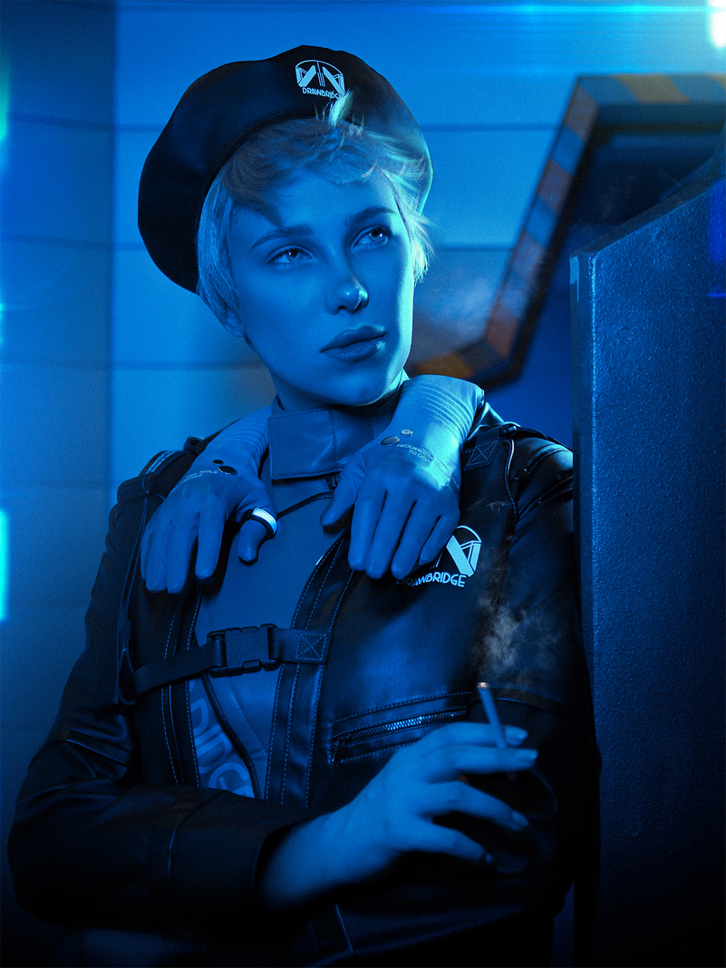 Death Stranding 2 - On The Beach - Fragile Cosplay full body portrait