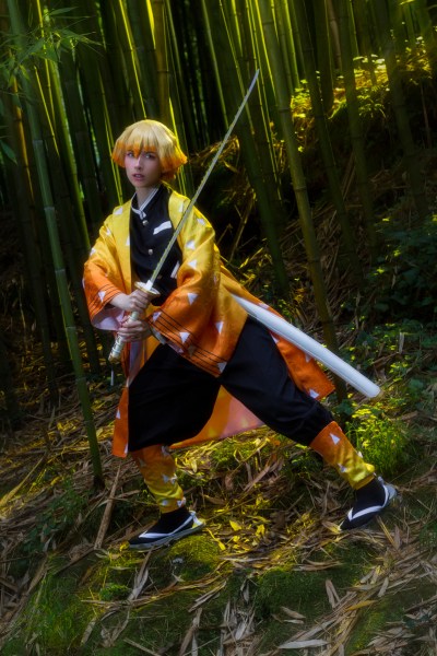 Demon Slayer - Zenitsu Agatsuma (Zenko) Cosplay