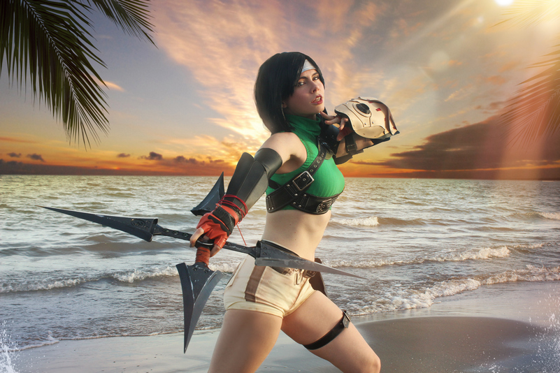Final Fantasy 7 - Remake - Yuffie Kisaragi Cosplay - authentic view