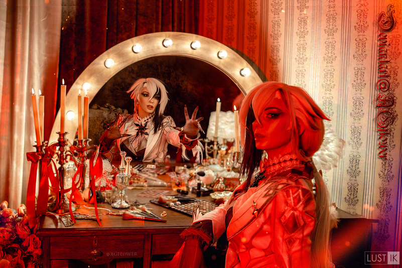 Genshin Impact Arlecchino Cosplay 10