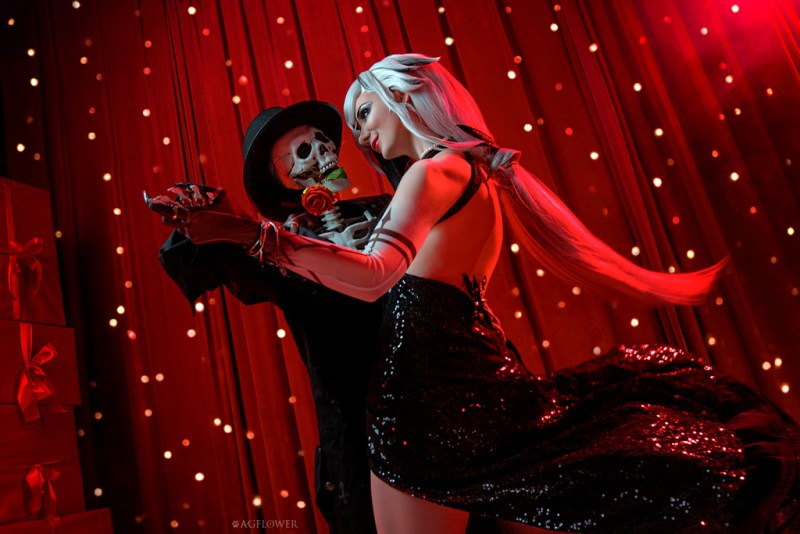 Genshin Impact Arlecchino Cosplay 6