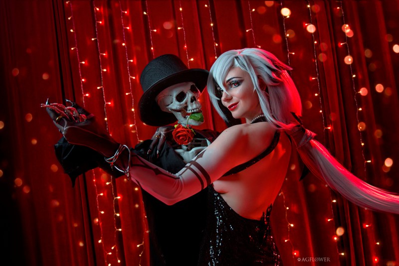 Genshin Impact Arlecchino Cosplay 7