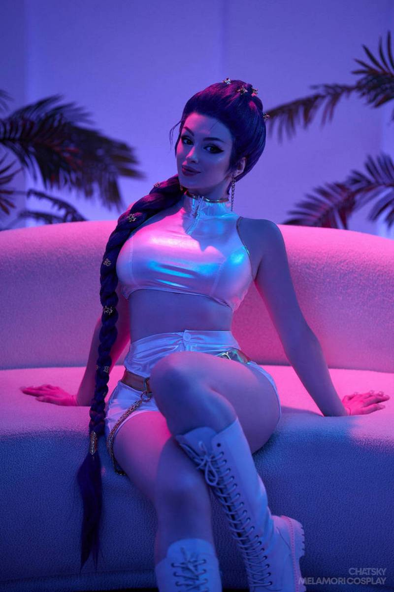 KPop Demon Hunters - Rumi Kang Cosplay character recreation portrait